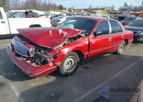 1997 Mercury Grand Marquis Gs from USA, damaged, VIN 2MELM74W8VX667379